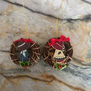 Rustic Wreath Ornaments